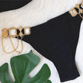 Piper Rhinestone Crystal Diamond Metal Chain Bikinis Metal Chain Swimwear Piper Rhinestone Crystal Diamond Metal Chain Bikinis Metal Chain Swimwear 