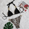 Piper Rhinestone Crystal Diamond Metal Chain Bikinis Metal Chain Swimwear 