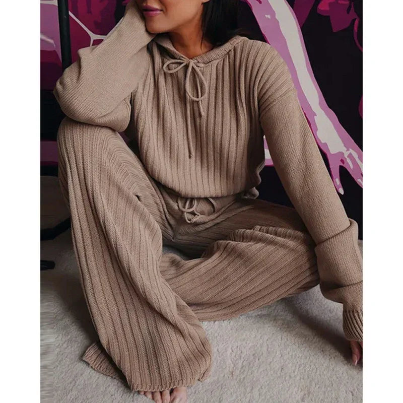 Isabella Women's Long Sleeve Loose Casual Home 2 Pieces Sets