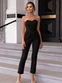 Galilea Sweetheart Neck Sleeveless Jumpsuit - Vestir en Moda