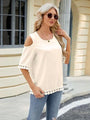 Teresa Cold Shoulder Half Sleeve Blouse