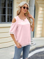 Teresa Cold Shoulder Half Sleeve Blouse