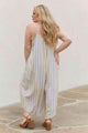 Leonela Full Size Multi Colored Striped Jumpsuits with