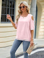 Teresa Cold Shoulder Half Sleeve Blouse