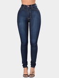 Abigail Full Size Button Fly Long Jeans - Vestir en Moda