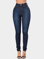 Abigail Full Size Button Fly Long Jeans - Vestir en Moda