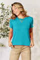 Naomi Full Size Round Neck Short Sleeve Blouses