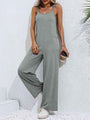 Desiree Tie-Shoulder Wide Leg Jumpsuits with Pockets