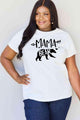 Katty Simply Love Full Size Graphic Cotton T-Shirt - Vestir en Moda