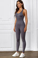 Flor Halter Neck Sleeveless Active Jumpsuits