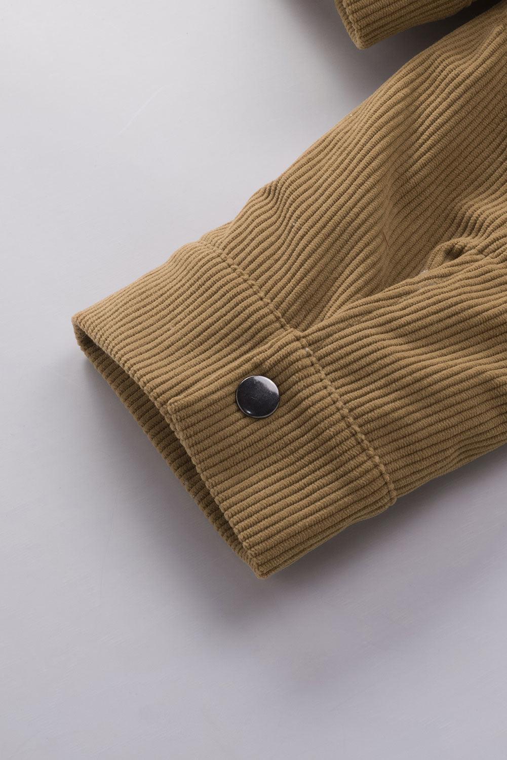 Ailani Snap Down Collared Pocketed Jacket - Vestir en Moda