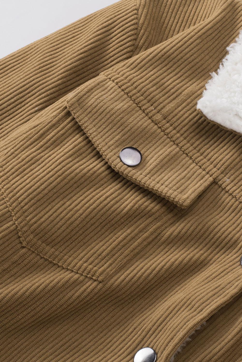 Ailani Snap Down Collared Pocketed Jacket - Vestir en Moda