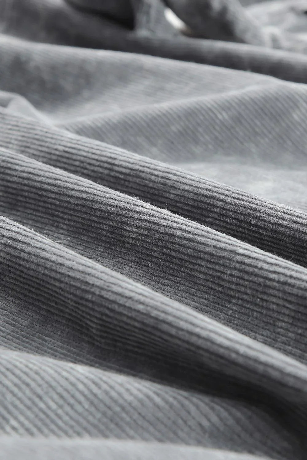 Alessandra Washed Button Down Dropped Shoulder Jacket - Vestir en Moda