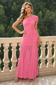 Amanda One-Shoulder Ruched Maxi Elegant Dress - Vestir en Moda
