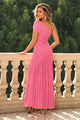 Amanda One-Shoulder Ruched Maxi Elegant Dress - Vestir en Moda