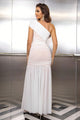 Amanda One-Shoulder Ruched Maxi Elegant Dress - Vestir en Moda