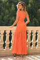 Amanda One-Shoulder Ruched Maxi Elegant Dress - Vestir en Moda