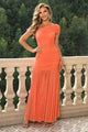 Amanda One-Shoulder Ruched Maxi Elegant Dress - Vestir en Moda