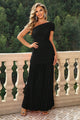 Amanda One-Shoulder Ruched Maxi Elegant Dress - Vestir en Moda