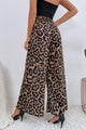 Andrea Casual Basic Style Printed Wide Leg Long Pants - Vestir en Moda