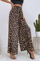 Andrea Casual Basic Style Printed Wide Leg Long Pants - Vestir en Moda