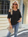 Teresa Cold Shoulder Half Sleeve Blouse