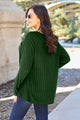 Valeria Ribbed Round Neck Long Sleeve Sweater