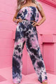Factima Tie-Dye Layered Strapless Jumpsuits