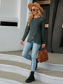 Tatiana Round Neck Long Sleeve Blouse
