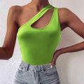 Camila One Shoulder Cutout Cami Tank Top