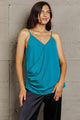Martha V-Neck Ruched Tank Top