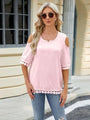 Teresa Cold Shoulder Half Sleeve Blouse