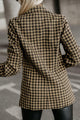 Brynn Plaid Long Sleeve Bottoned Blazer - Vestir en Moda