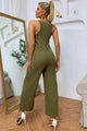 Amoura Sleeveless Straight Leg Jumpsuit - Vestir en Moda
