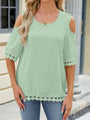 Teresa Cold Shoulder Half Sleeve Blouse