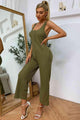 Amoura Sleeveless Straight Leg Jumpsuit - Vestir en Moda