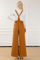 Pamela Pocketed Square Neck Wide Strap Jumpsuits