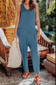 Yuddit Double Take Full Size Sleeveless Straight Jumpsuits