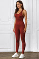 Flor Halter Neck Sleeveless Active Jumpsuits