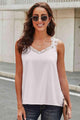 Ericka V-Neck Lace Tank Top