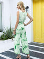 Marielis Tie-Dye Tie Waist Sleeveless Jumpsuits