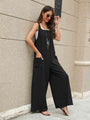 Jaqueline Square Neck Sleeveless Jumpsuits