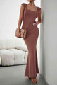 Samira Cap Sleeve Scoop Neck Maxi Dress - Vestir en Moda