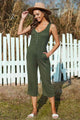 Jhobeida Scoop Neck Sleeveless Jumpsuits with Pockets