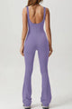 Vanessa Square Neck Sleeveless Sports Jumpsuits
