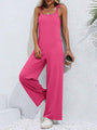 Desiree Tie-Shoulder Wide Leg Jumpsuits with Pockets