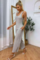 Amoura Sleeveless Straight Leg Jumpsuit - Vestir en Moda