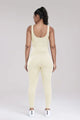 Yuddy Wide Strap Sleeveless Active Jumpsuits