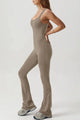 Vanessa Square Neck Sleeveless Sports Jumpsuits