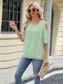 Teresa Cold Shoulder Half Sleeve Blouse